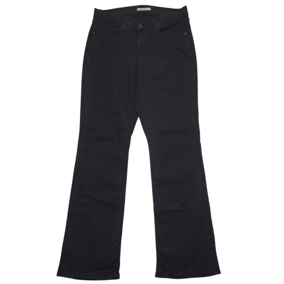 Levi's Classic Bootcut Jeans Soft Black Stretch Denim Womens Size 12 Streetwear - Picture 13 of 13
